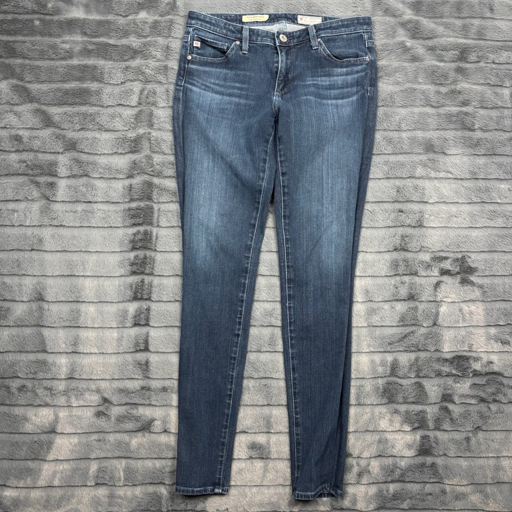 AG Adriano Goldschmied The Legging Ankle Jeans Dark Wash Contour 360 Size 28R